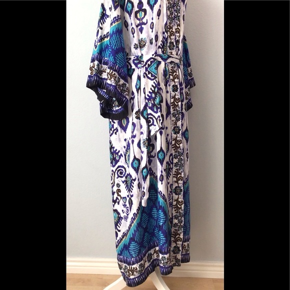 Soft Surroundings Kimono Robe Pockets - Picture 6 of 11